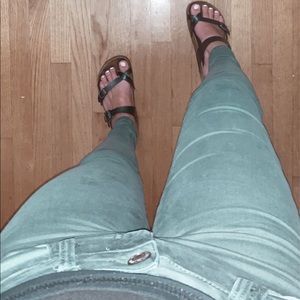 olive/Grey jeggings